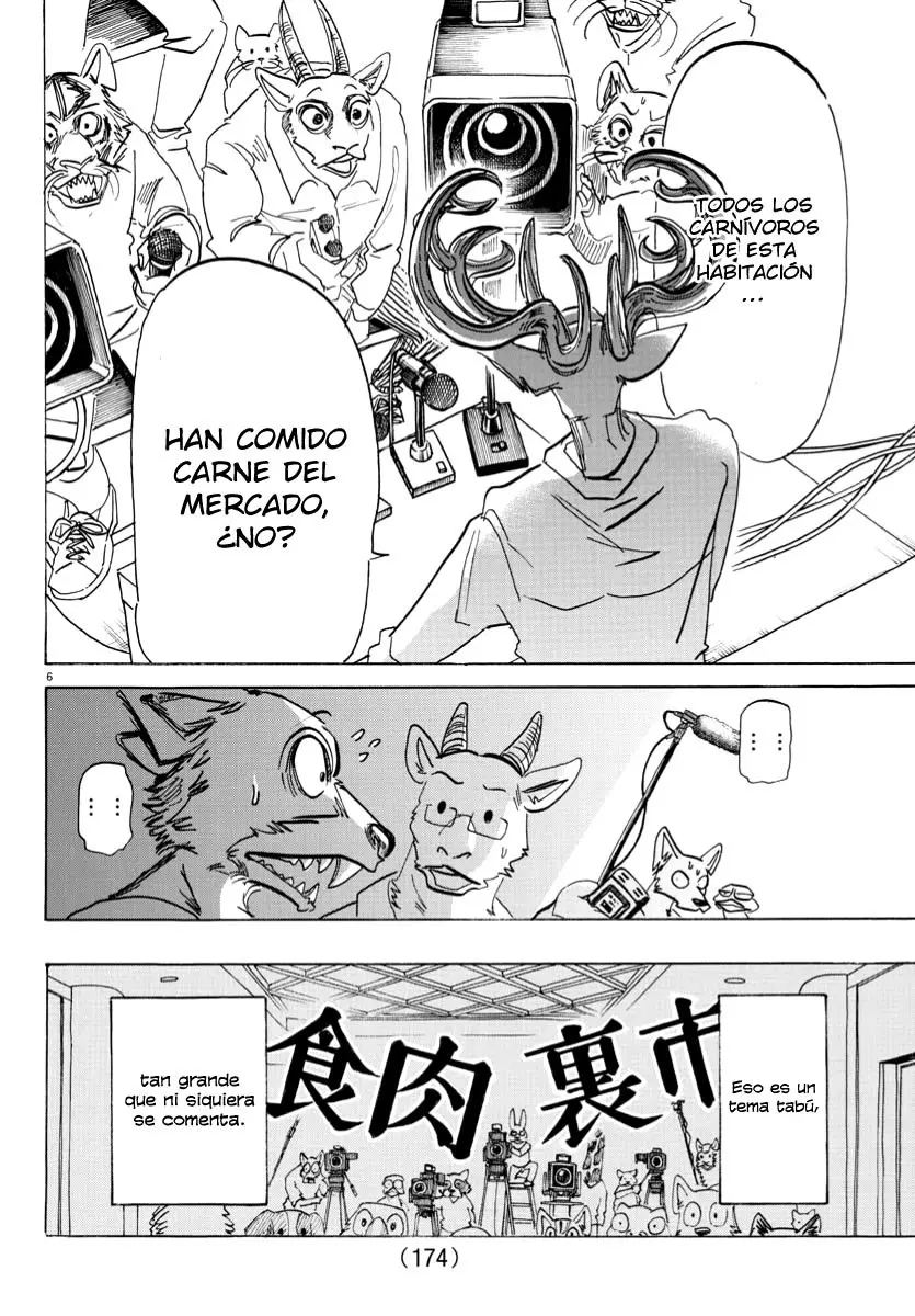 Beastars capítulo 182, página 8
