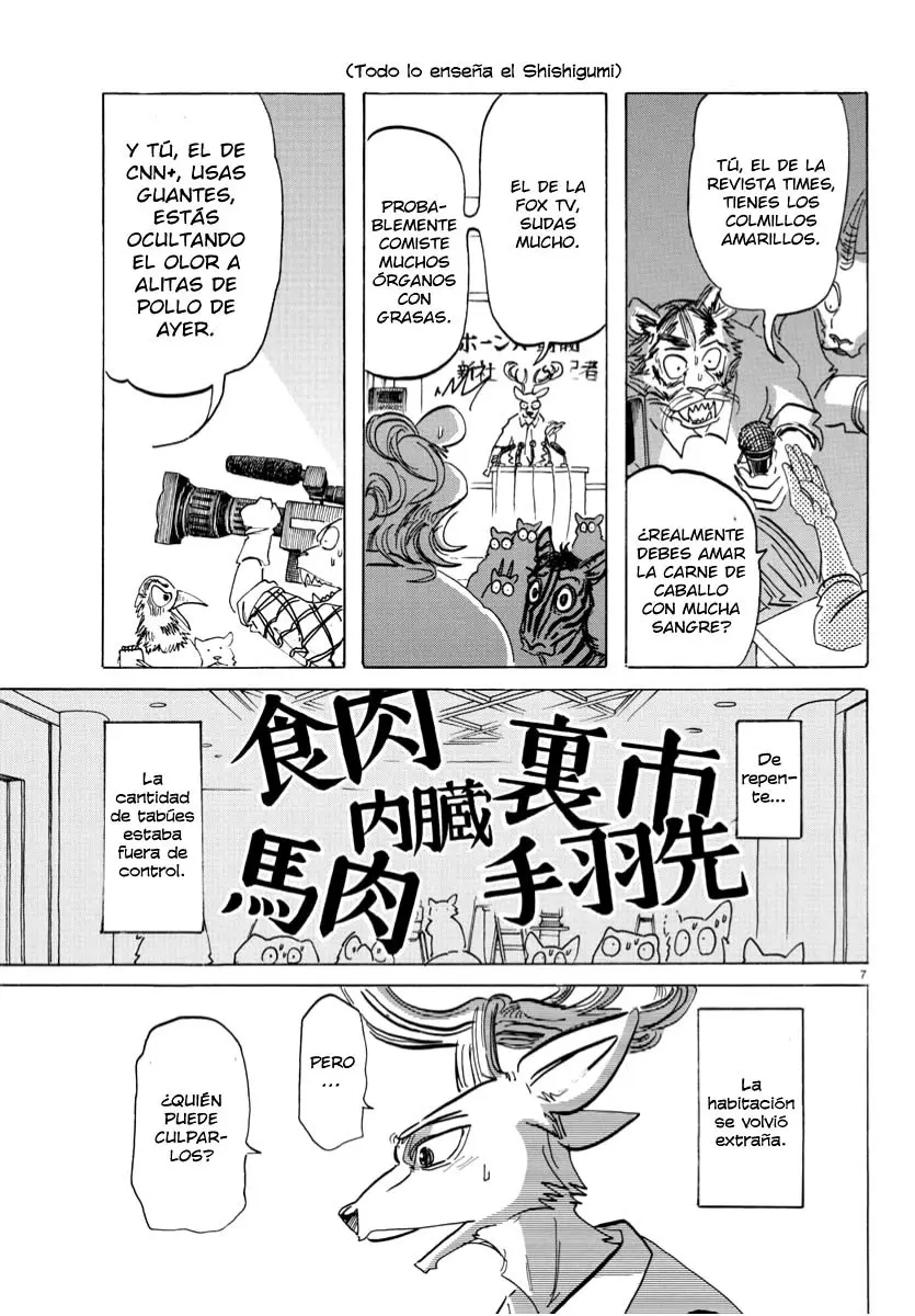 Beastars capítulo 182, página 9