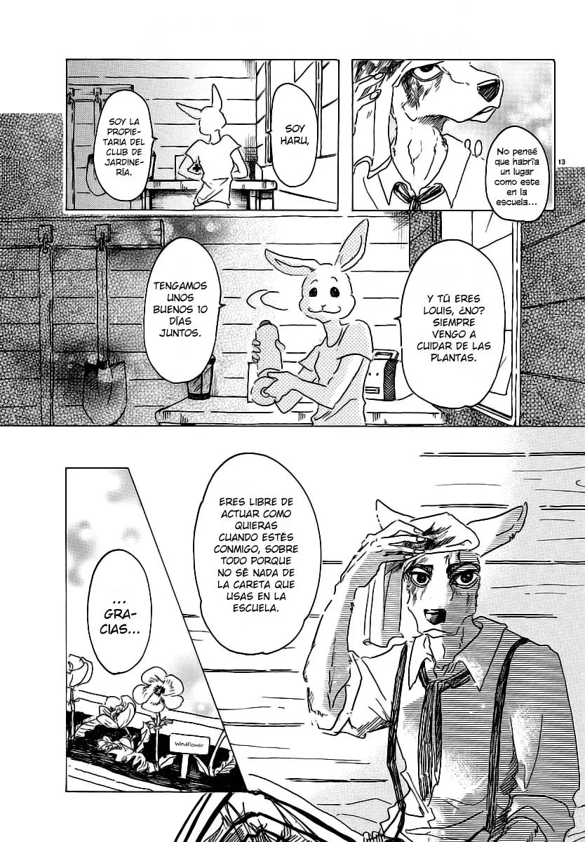 Beastars capítulo 26, página 14