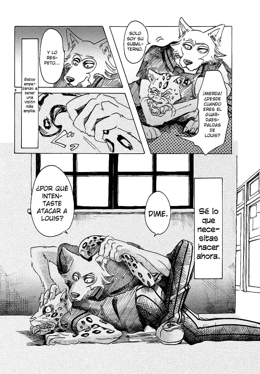Beastars capítulo 34, página 8