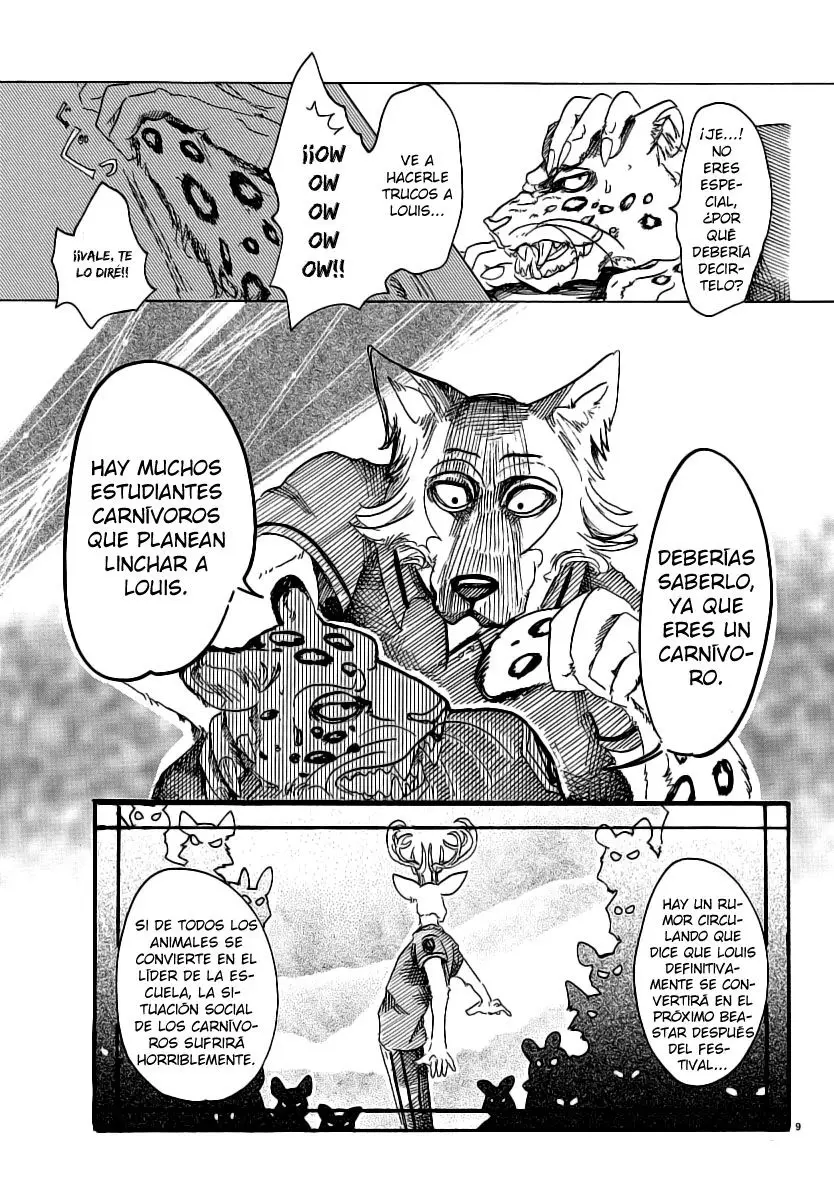 Beastars capítulo 34, página 9