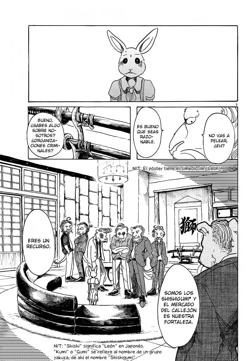 Beastars capítulo 35, página 4