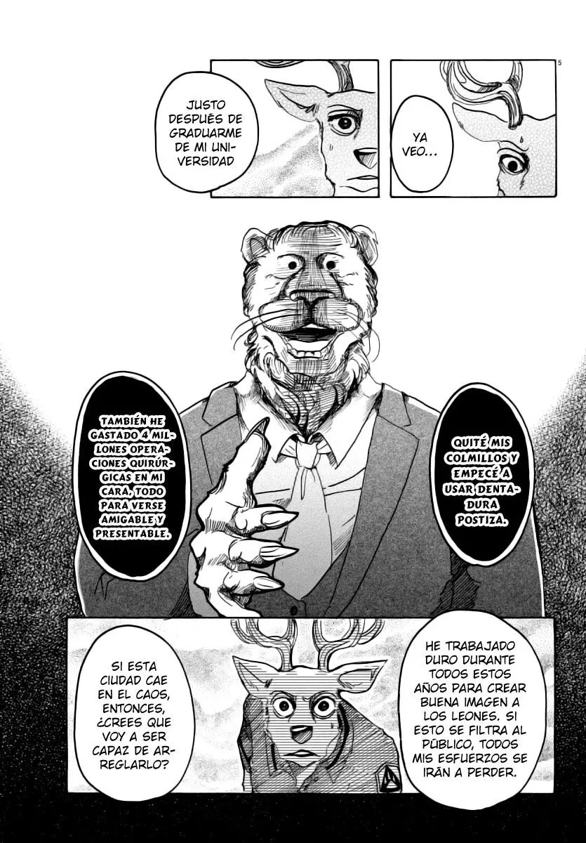 Beastars capítulo 36, página 6