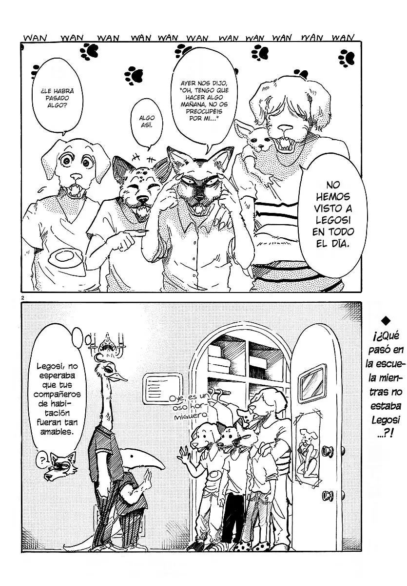 Beastars capítulo 41, página 3