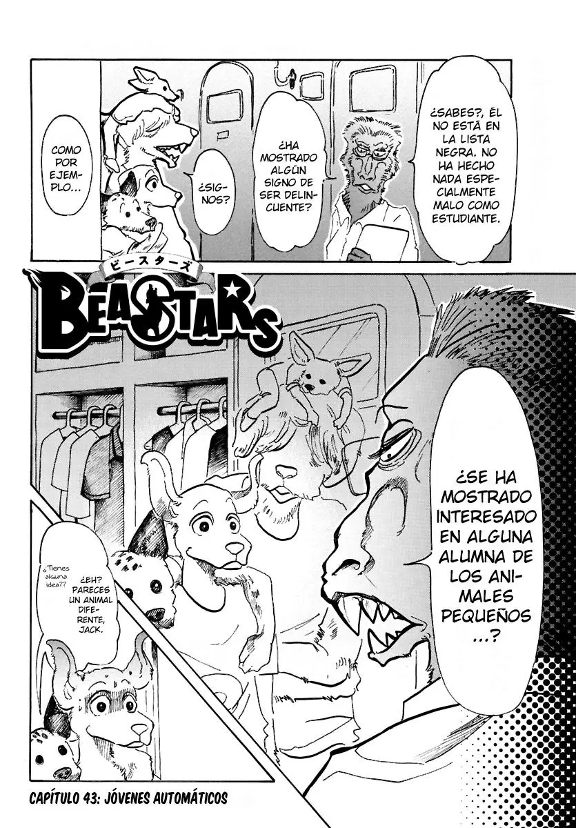 Beastars capítulo 43, página 3