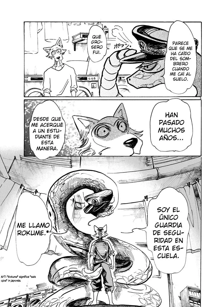 Beastars capítulo 55, página 6