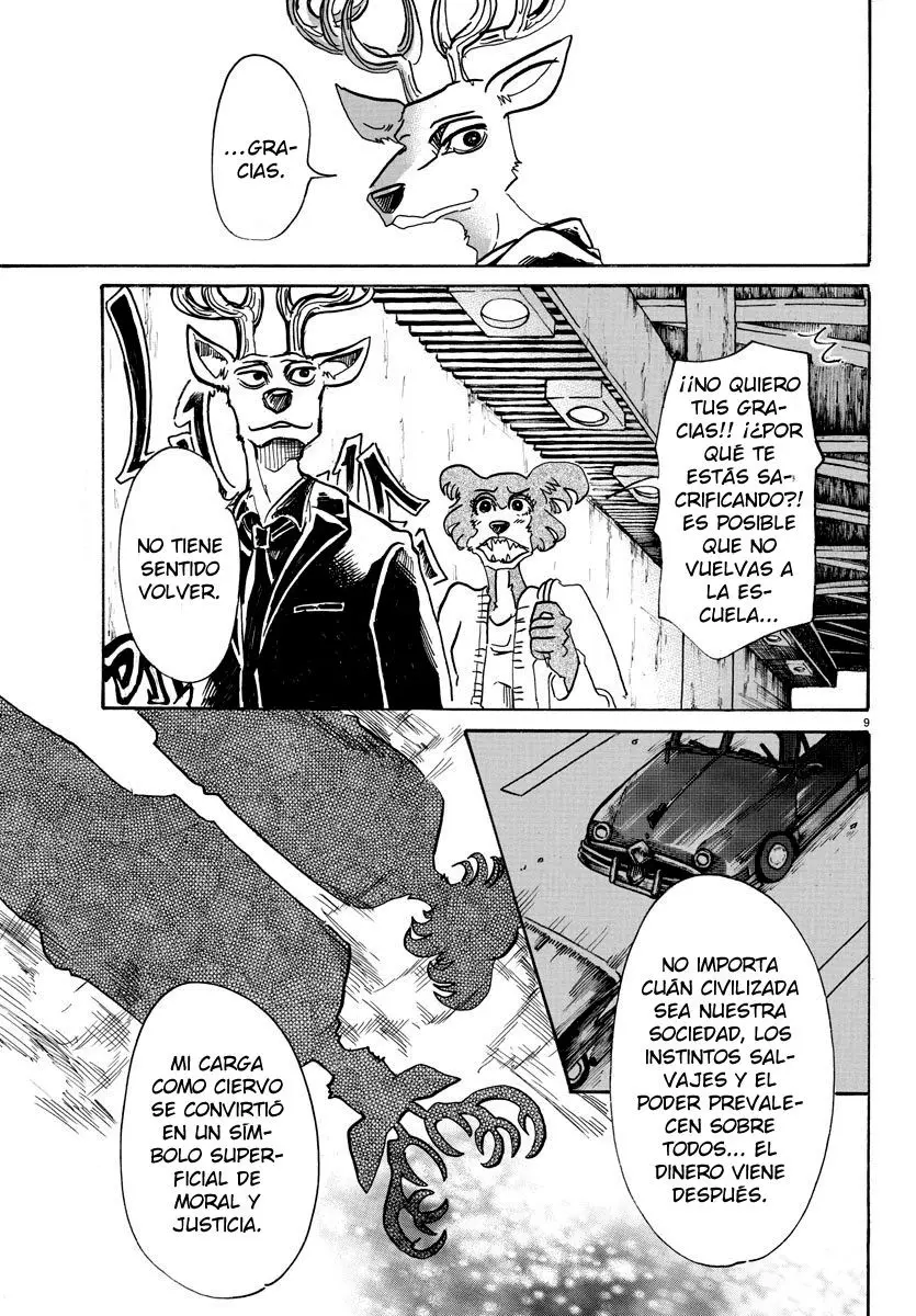 Beastars capítulo 57, página 9