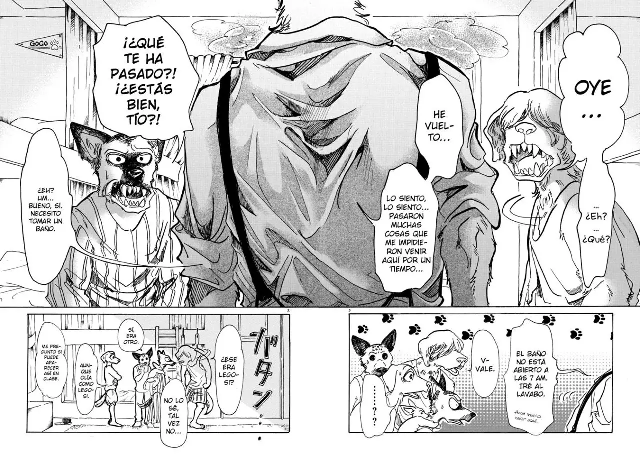 Beastars capítulo 62, página 3