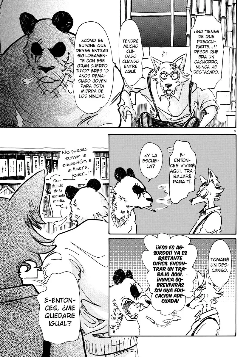 Beastars capítulo 62, página 9