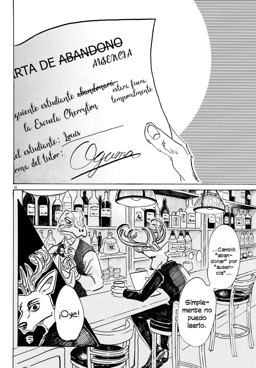 Beastars capítulo 65, página 13