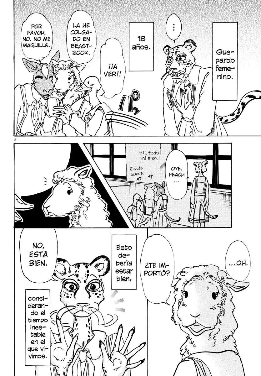 Beastars capítulo 70, página 3