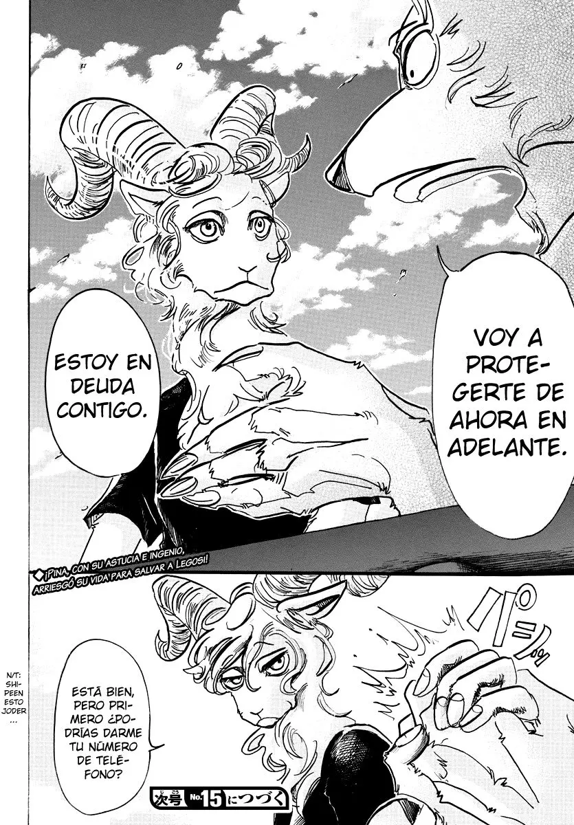 Beastars capítulo 72, página 20