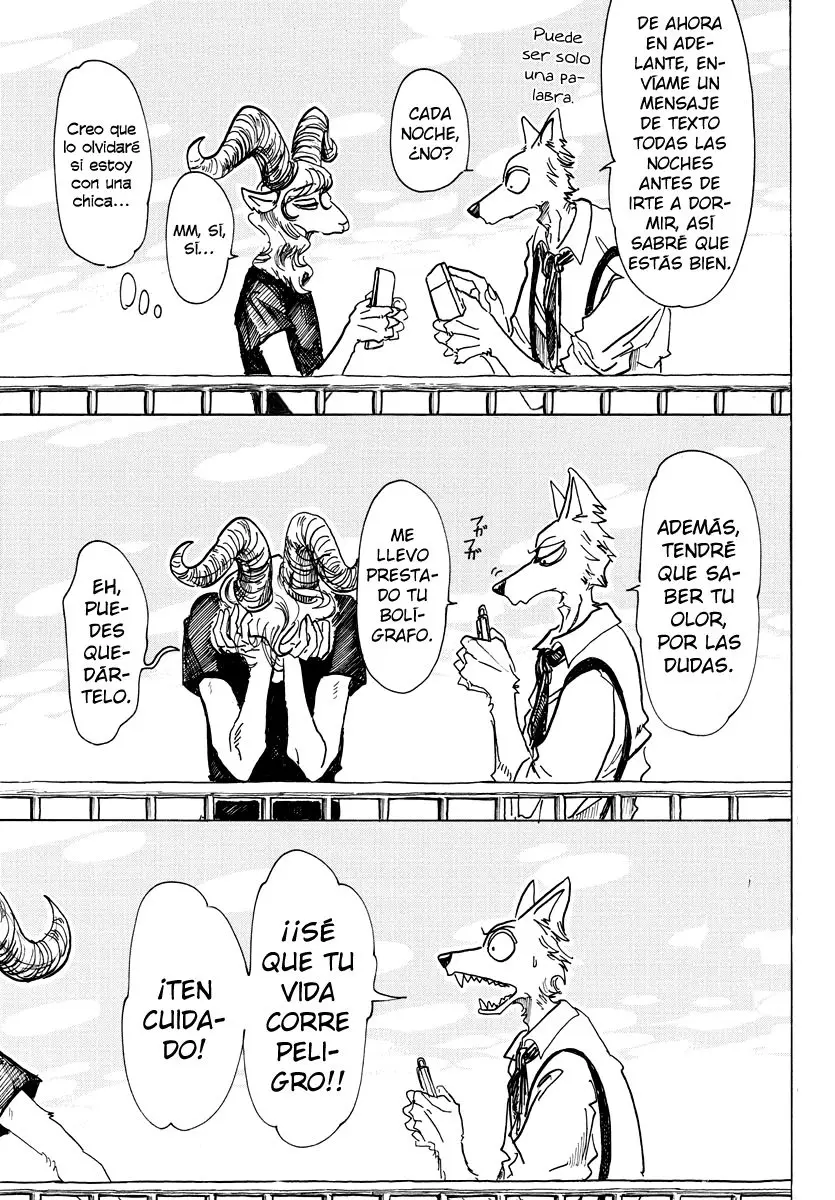 Beastars capítulo 74, página 2