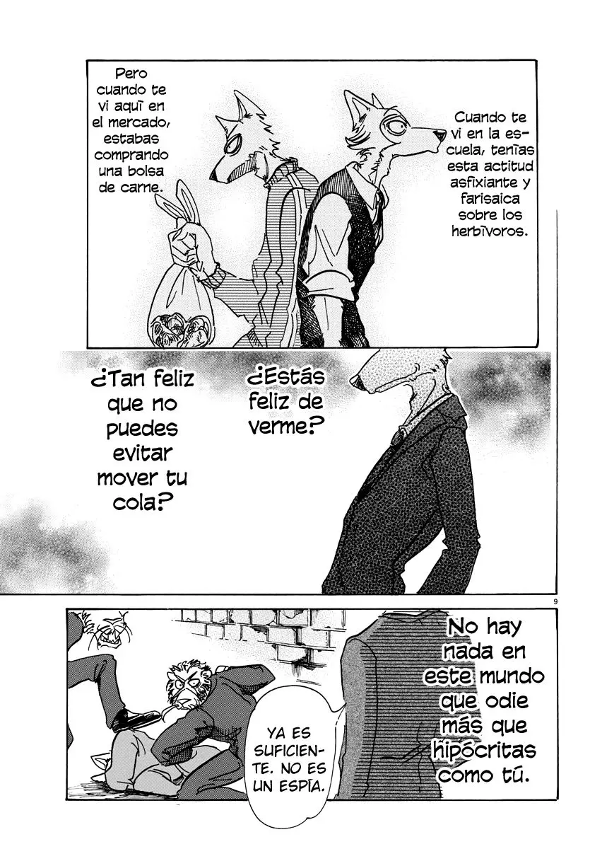 Beastars capítulo 75, página 10
