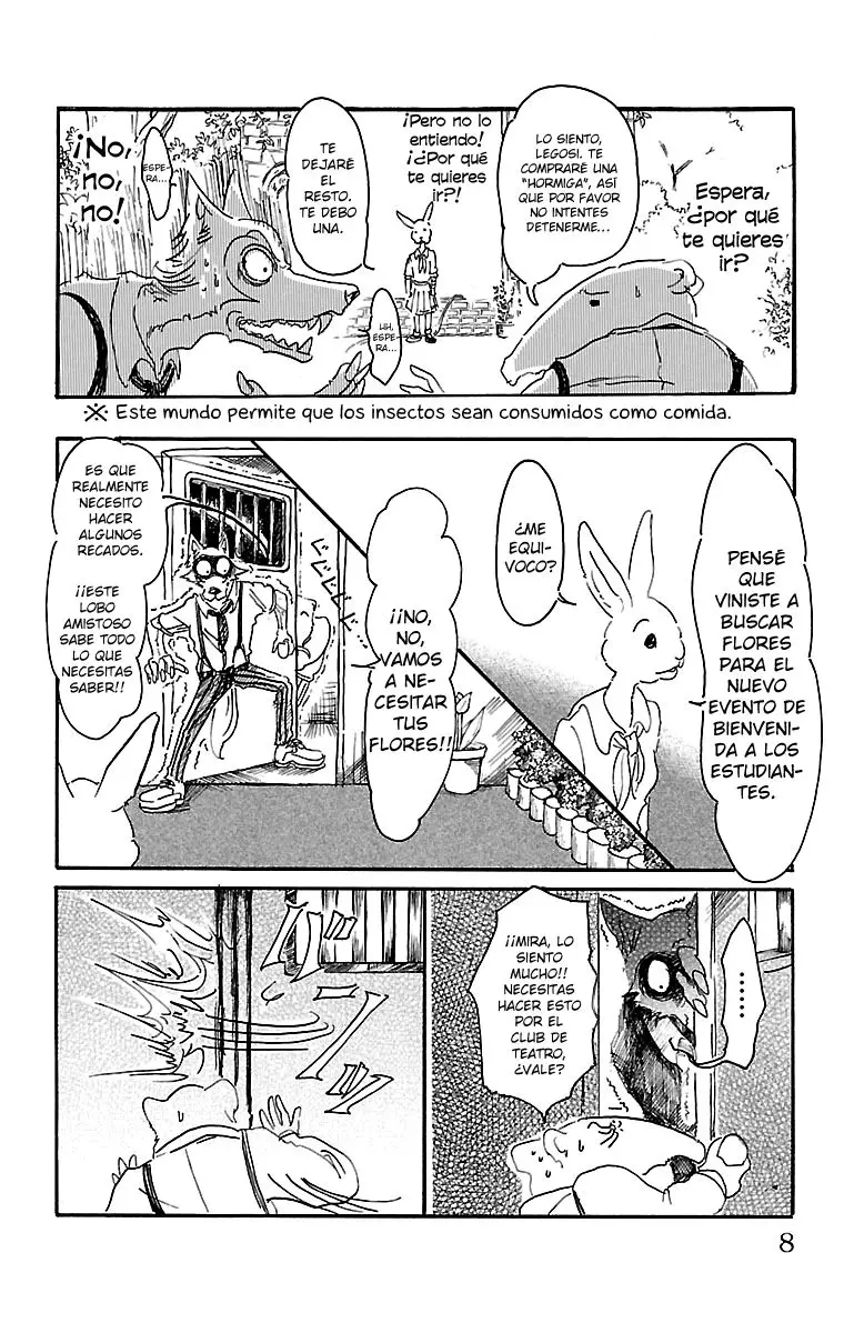 Beastars capítulo 8, página 7