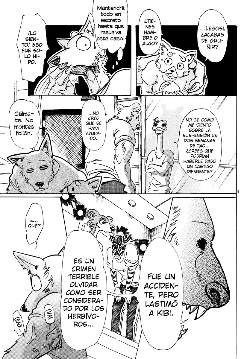 Beastars capítulo 81, página 10