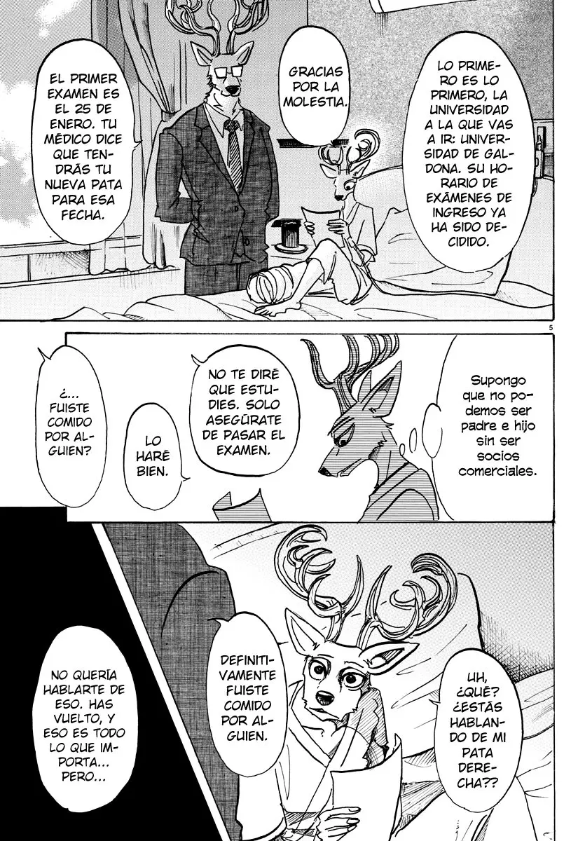 Beastars capítulo 99, página 6