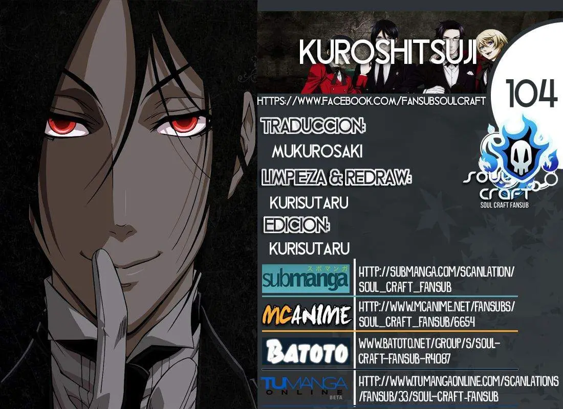 Black Butler capítulo 104, página 1