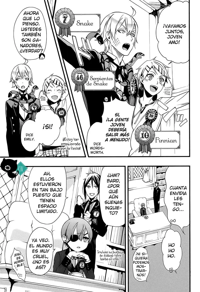 Black Butler capítulo 107.05, página 9