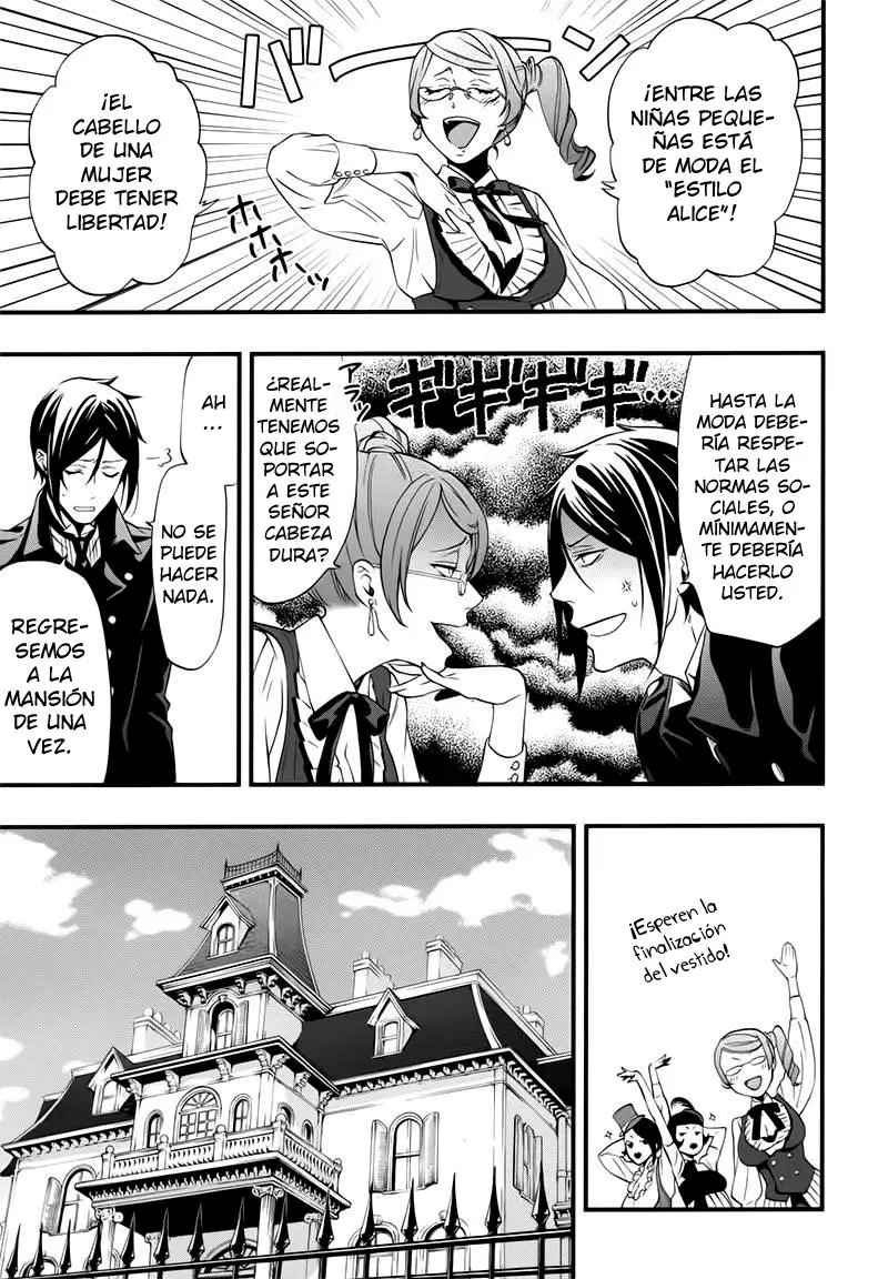 Black Butler capítulo 107, página 17