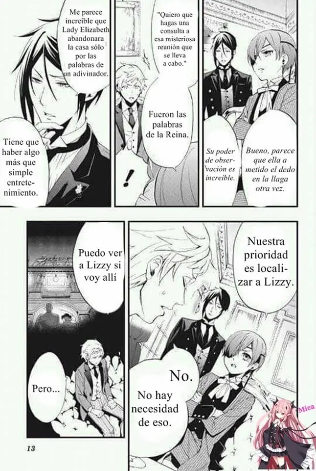 Black Butler capítulo 110, página 19