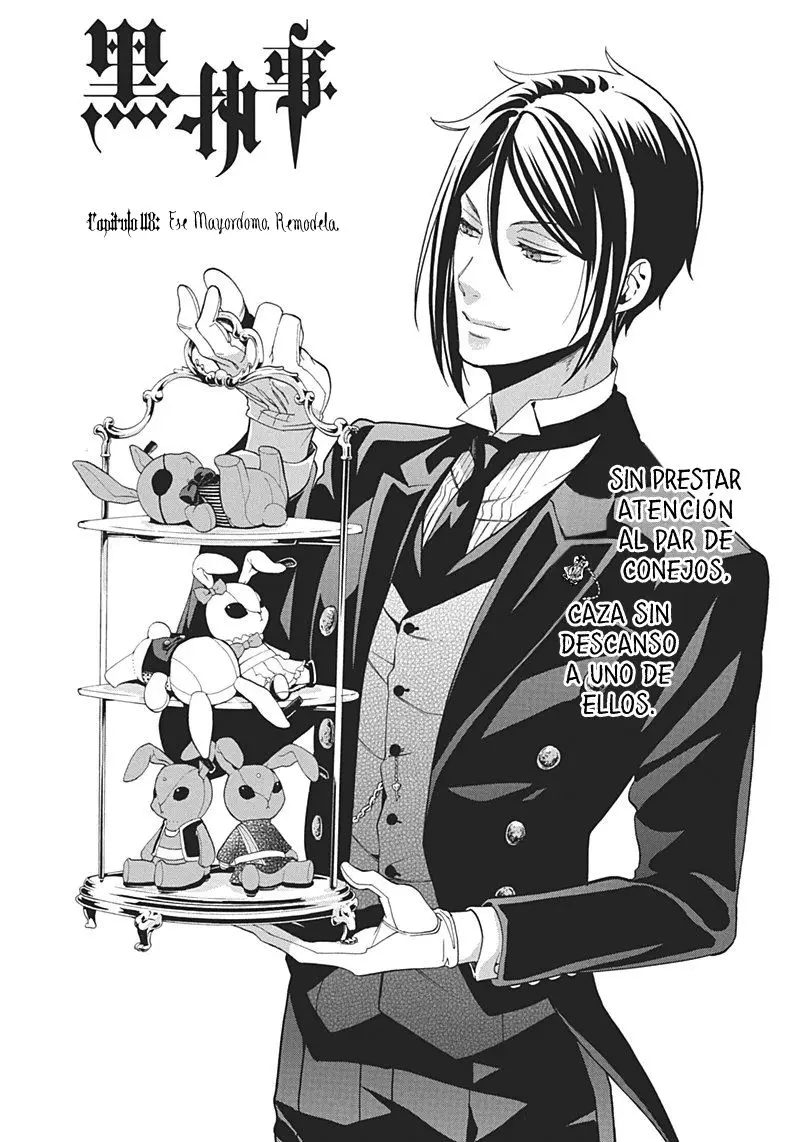 Black Butler capítulo 118, página 3