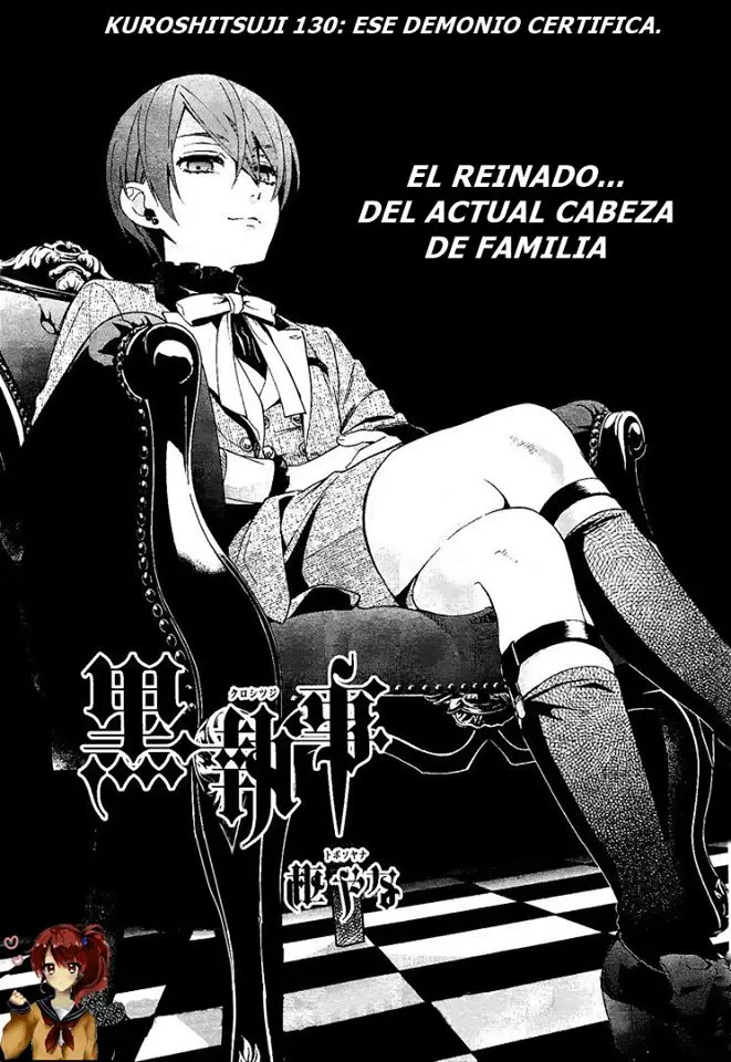 Black Butler capítulo 130, página 1