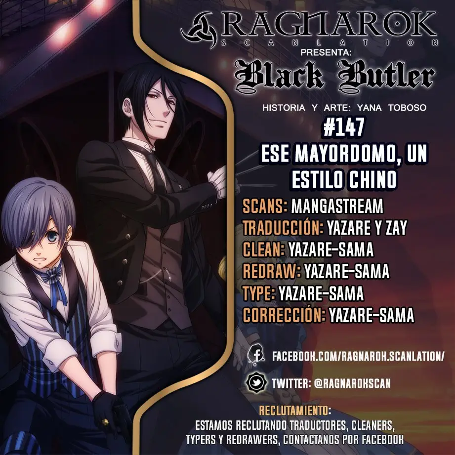 Black Butler capítulo 147, página 1