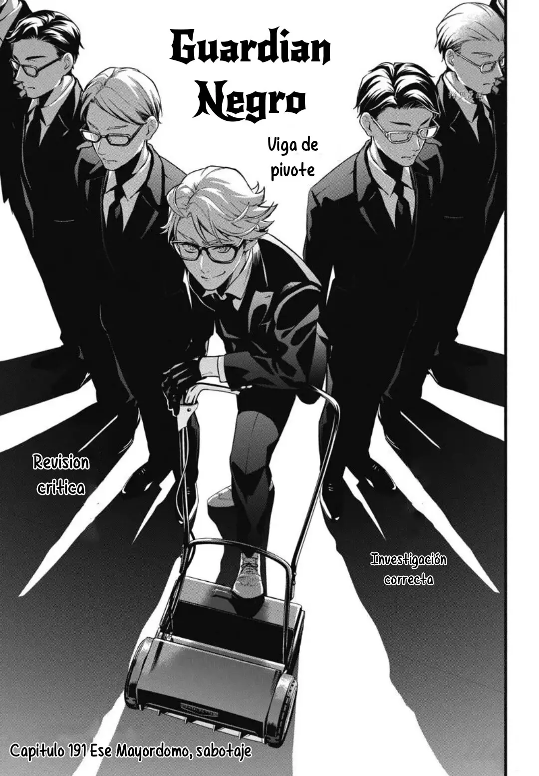 Black Butler capítulo 191, página 2