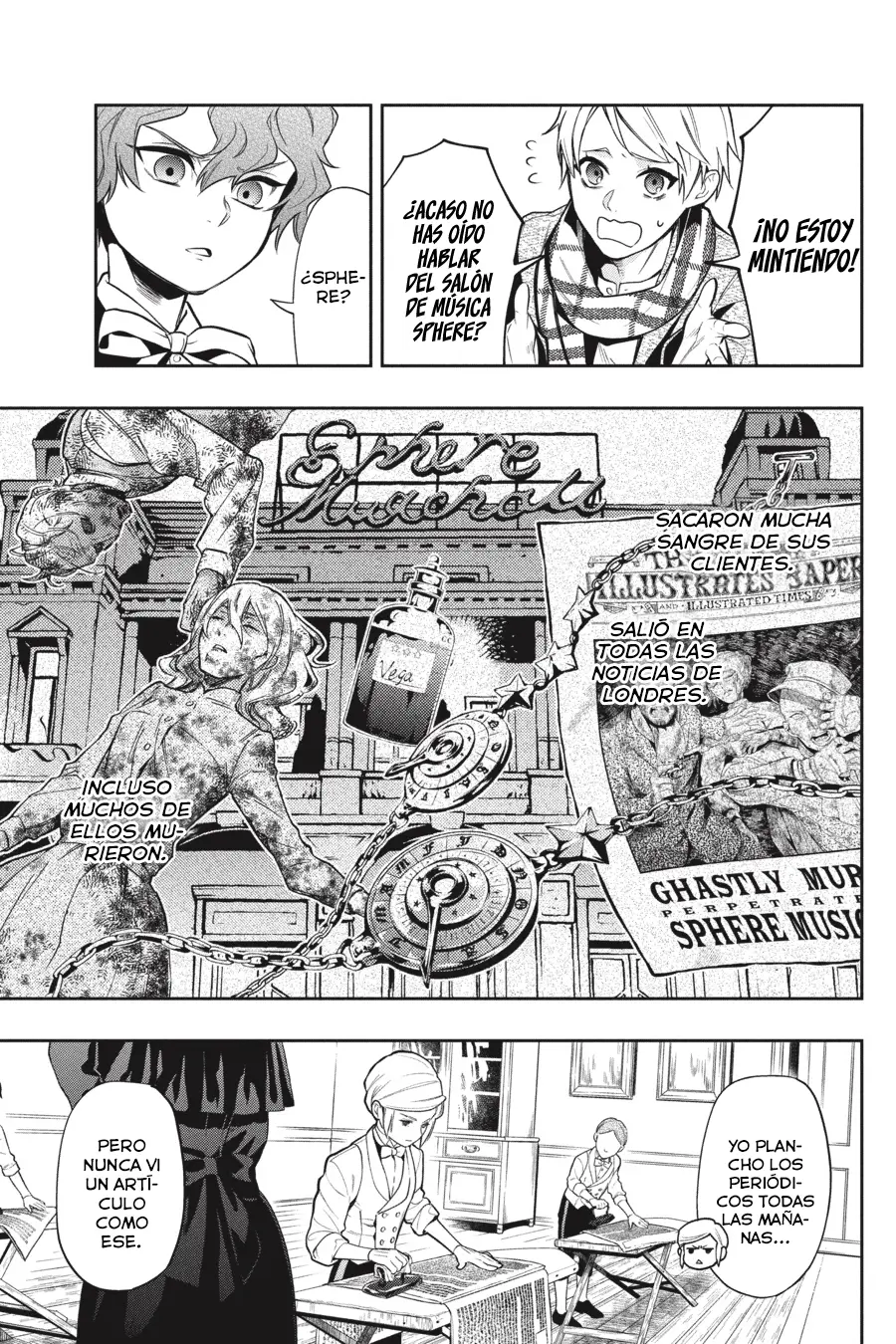 Black Butler capítulo 200, página 4