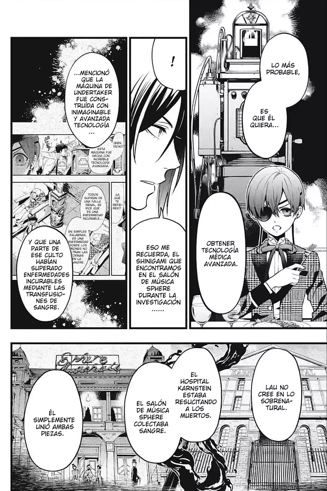 Black Butler capítulo 212, página 9