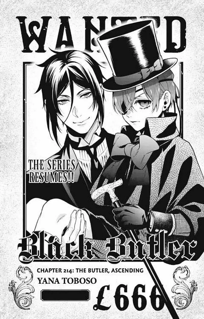 Black Butler capítulo 214, página 2