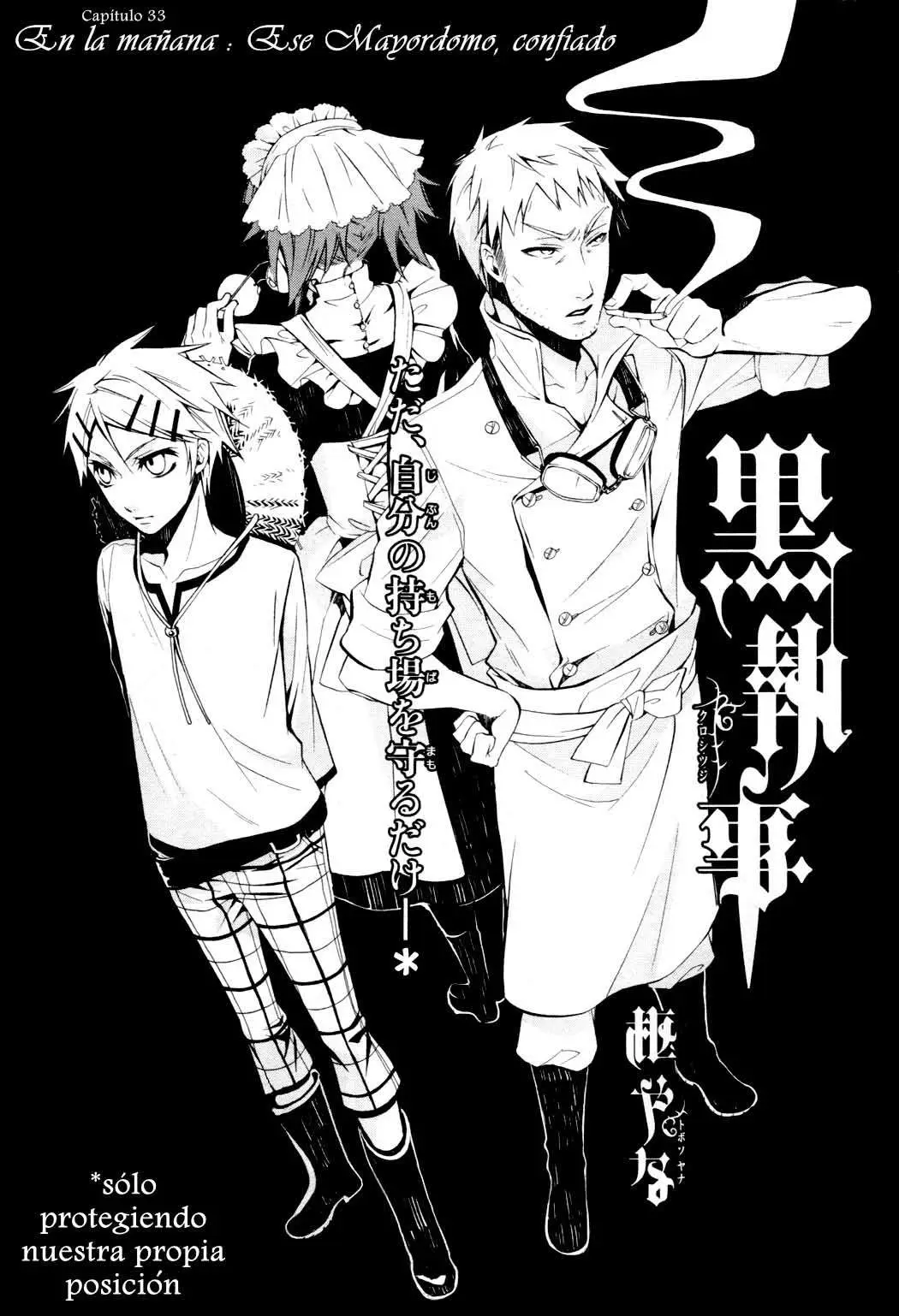 Black Butler capítulo 33, página 4