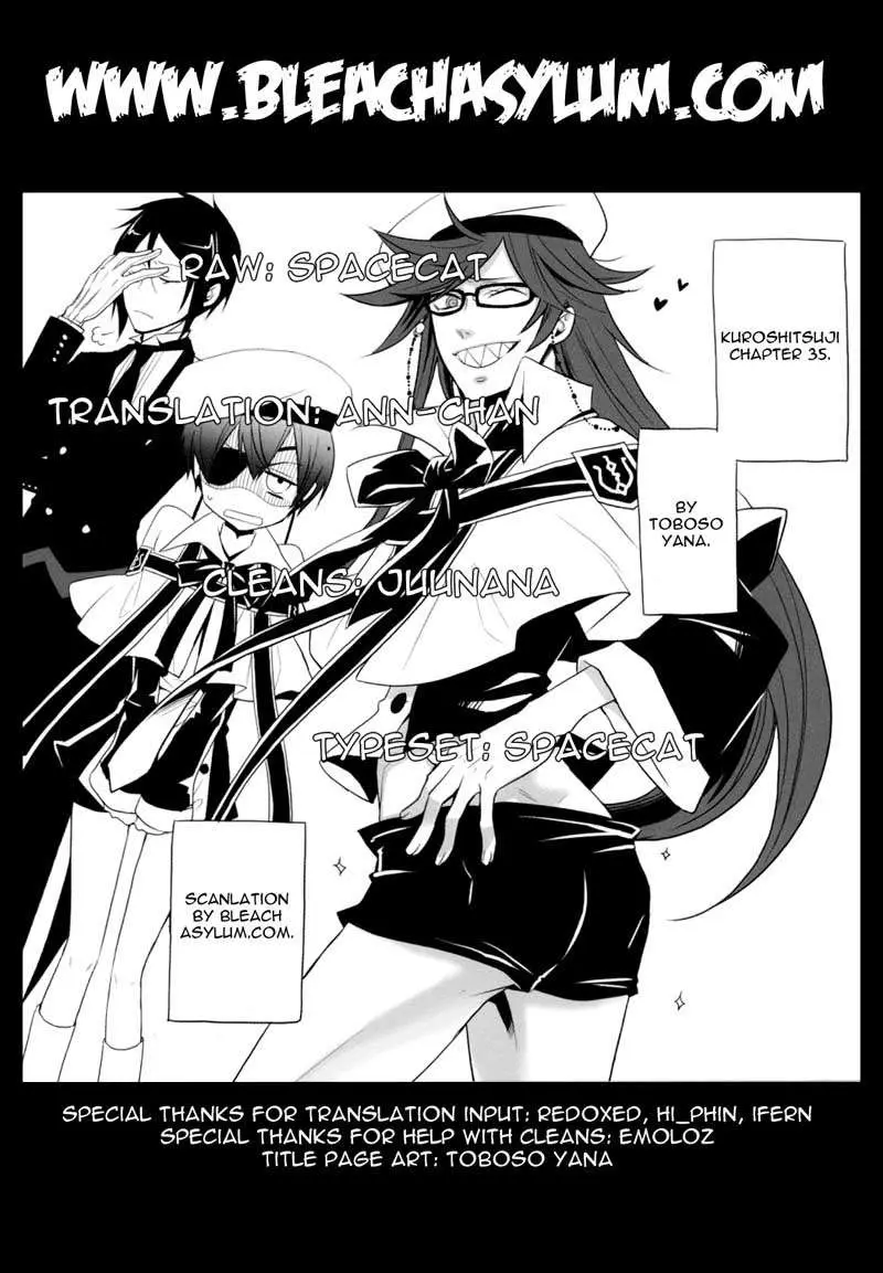 Black Butler capítulo 35, página 1