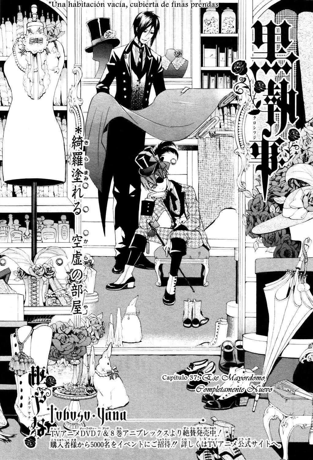 Black Butler capítulo 37, página 3