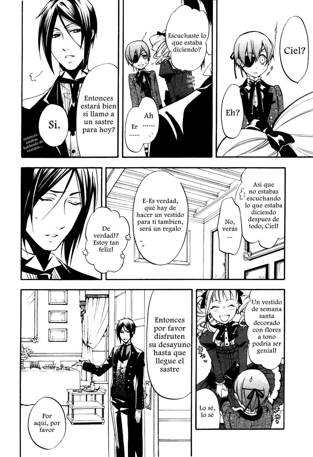 Black Butler capítulo 37, página 8
