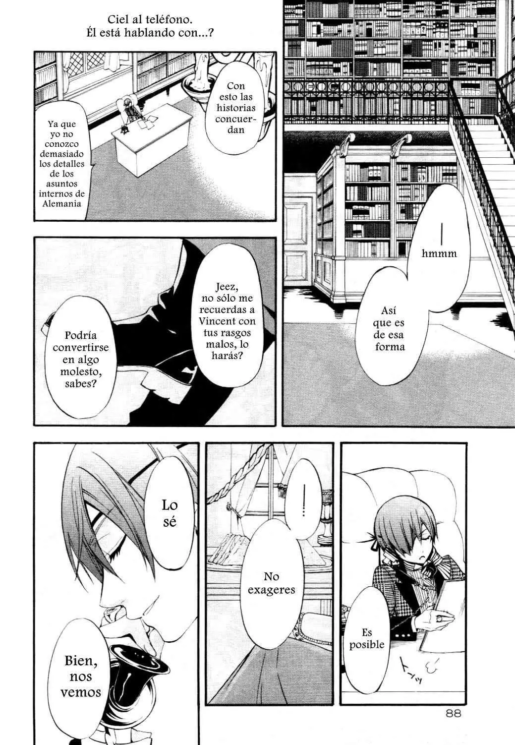 Black Butler capítulo 39, página 4