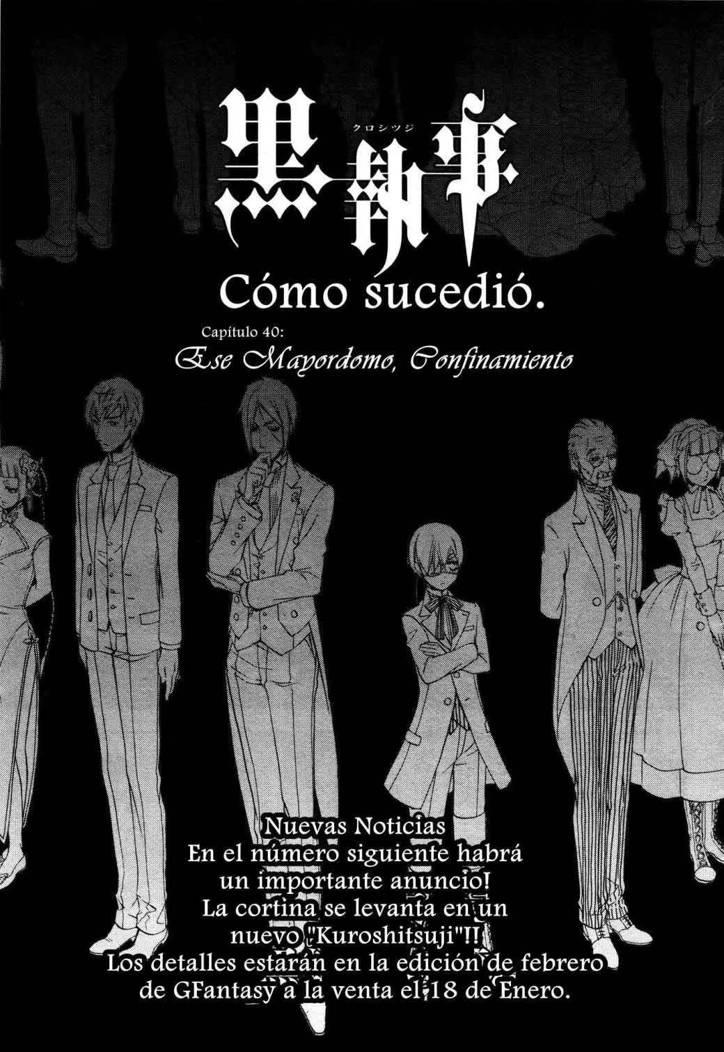 Black Butler capítulo 40, página 2