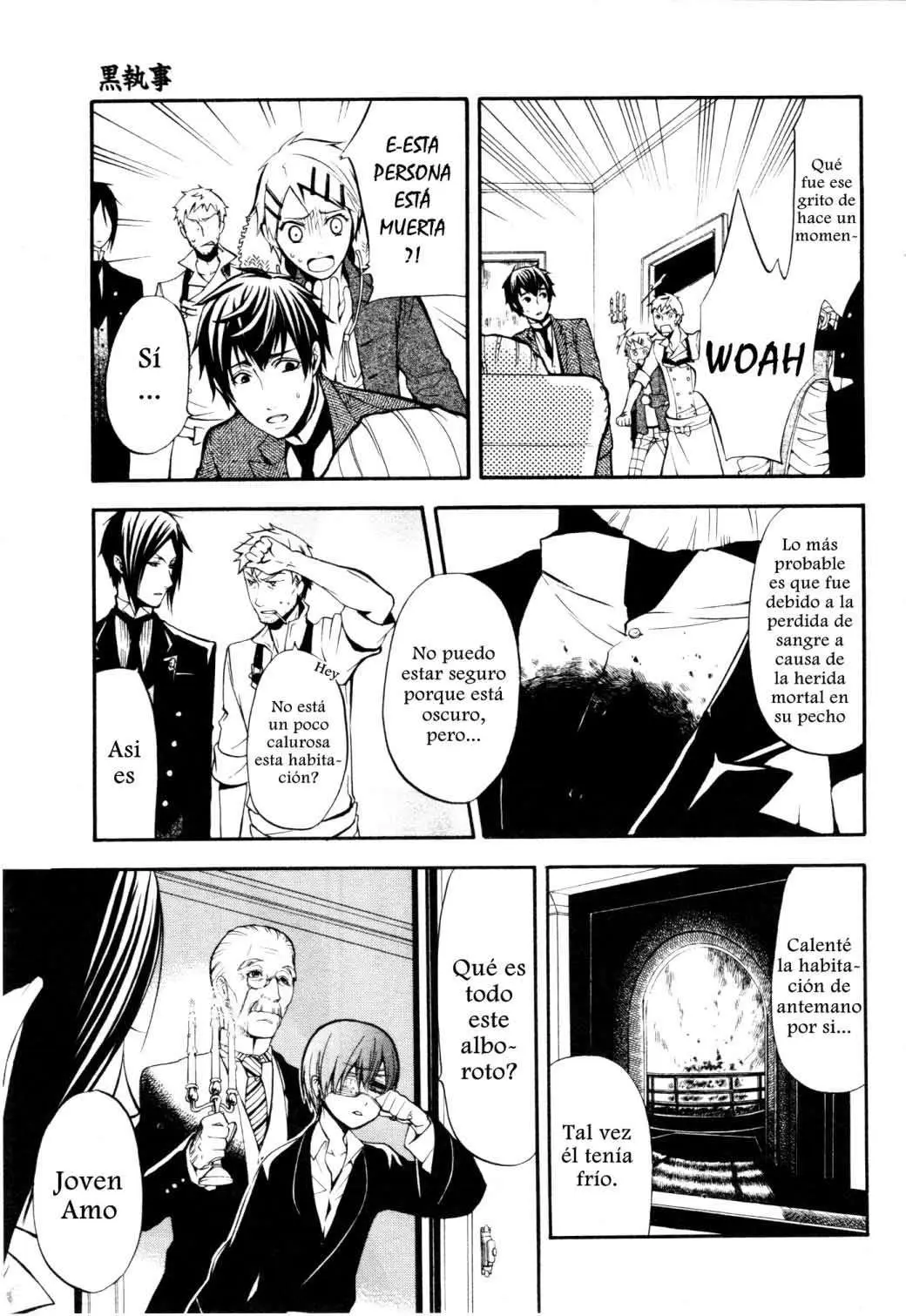 Black Butler capítulo 40, página 4
