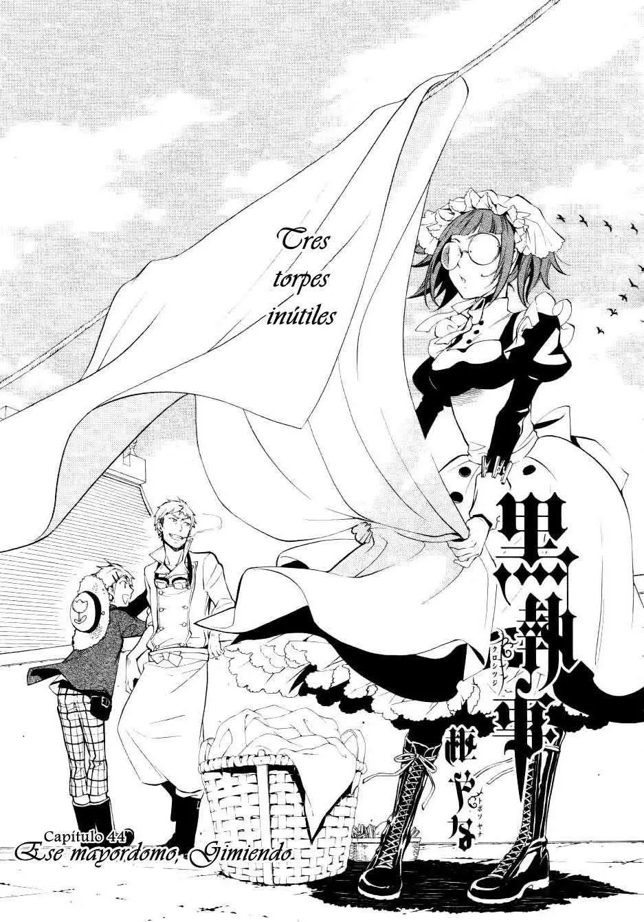 Black Butler capítulo 44, página 3