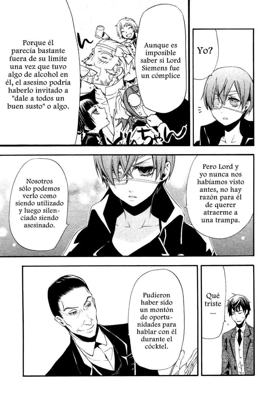 Black Butler capítulo 47, página 19
