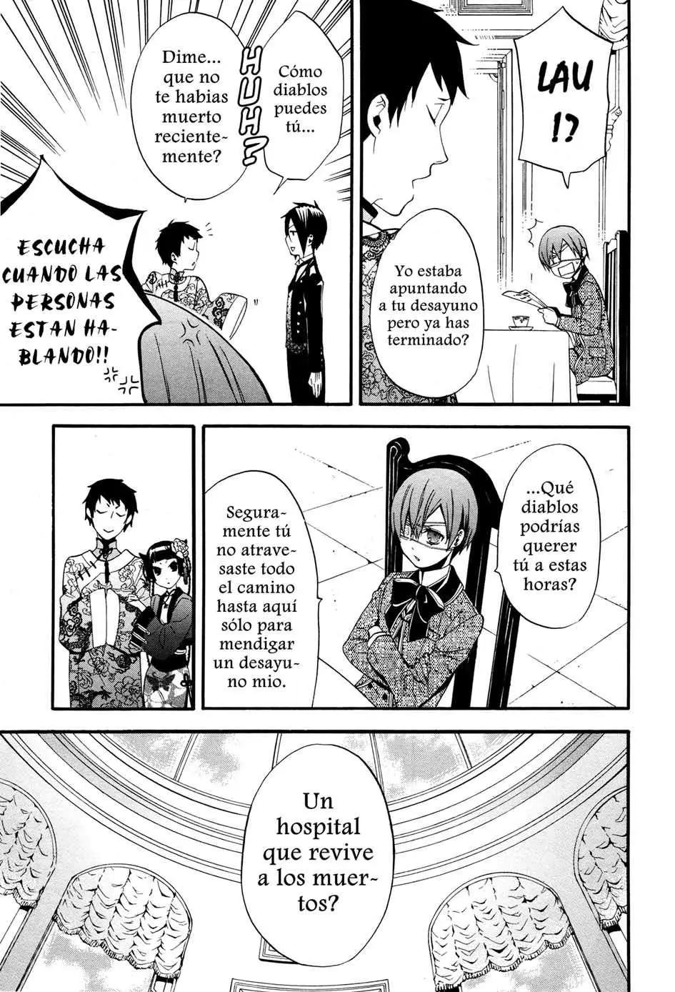 Black Butler capítulo 51, página 13