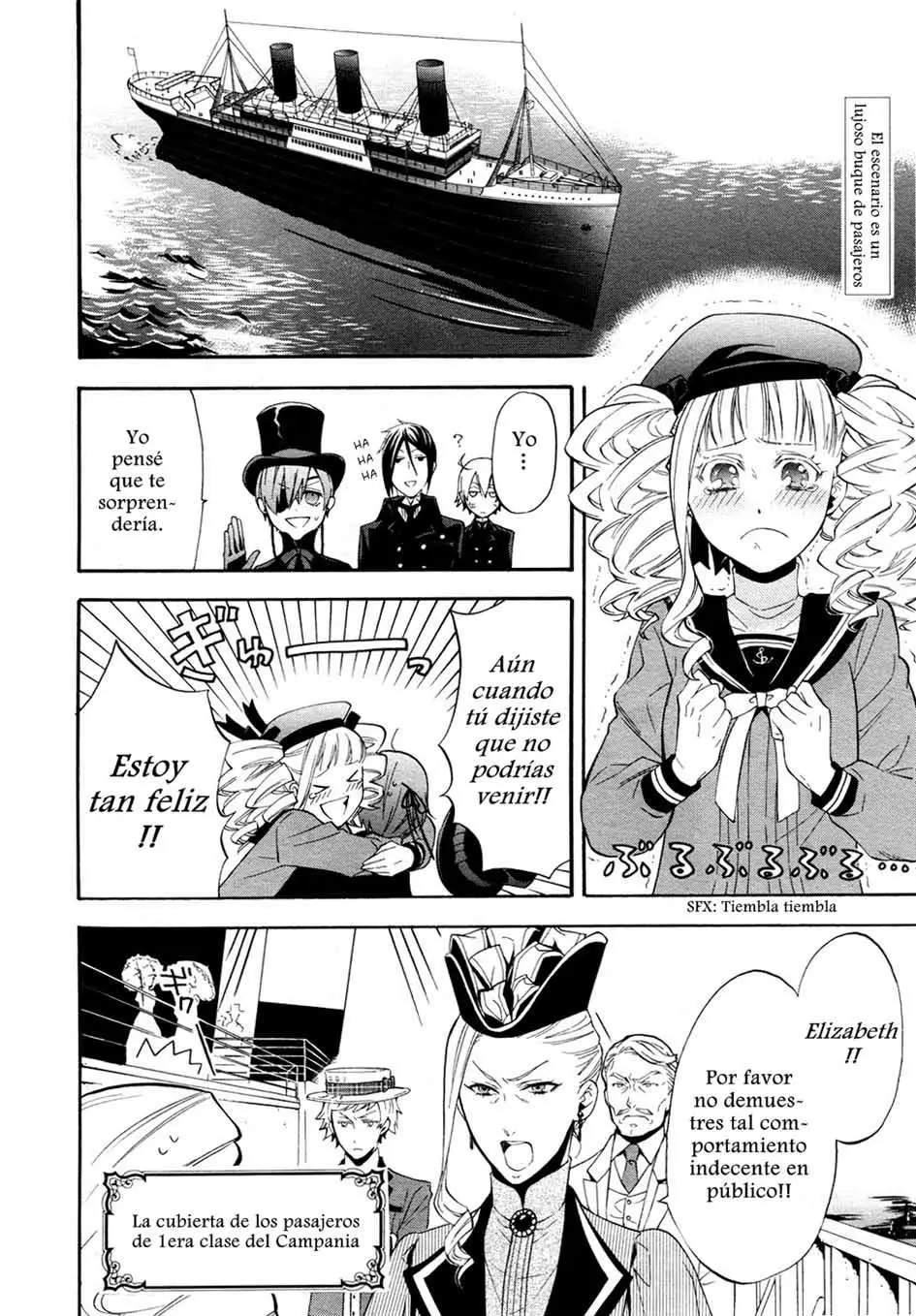 Black Butler capítulo 52, página 5