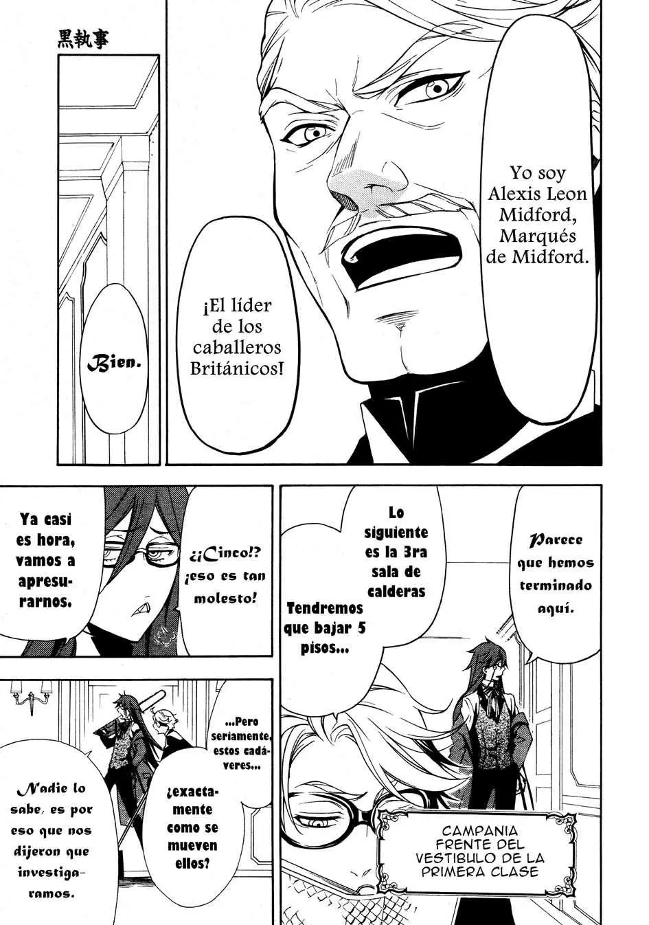 Black Butler capítulo 57, página 9