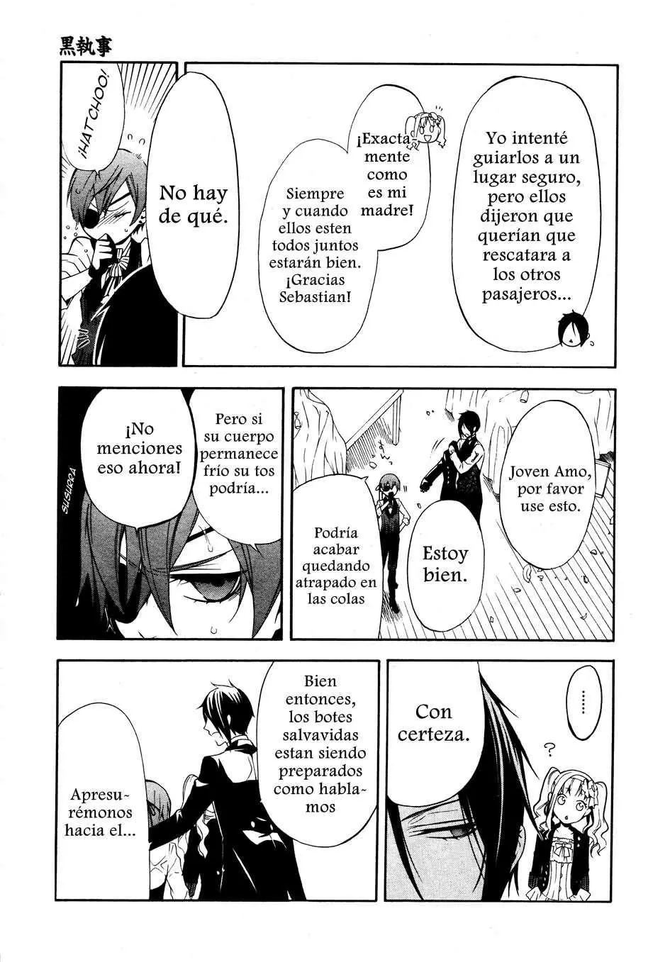 Black Butler capítulo 57, página 15