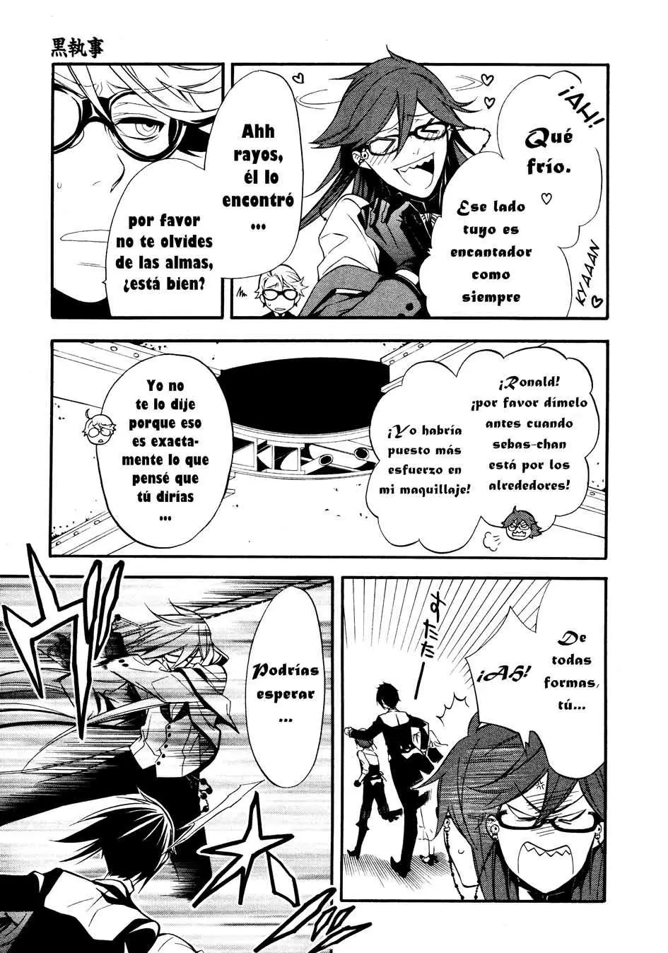 Black Butler capítulo 57, página 19