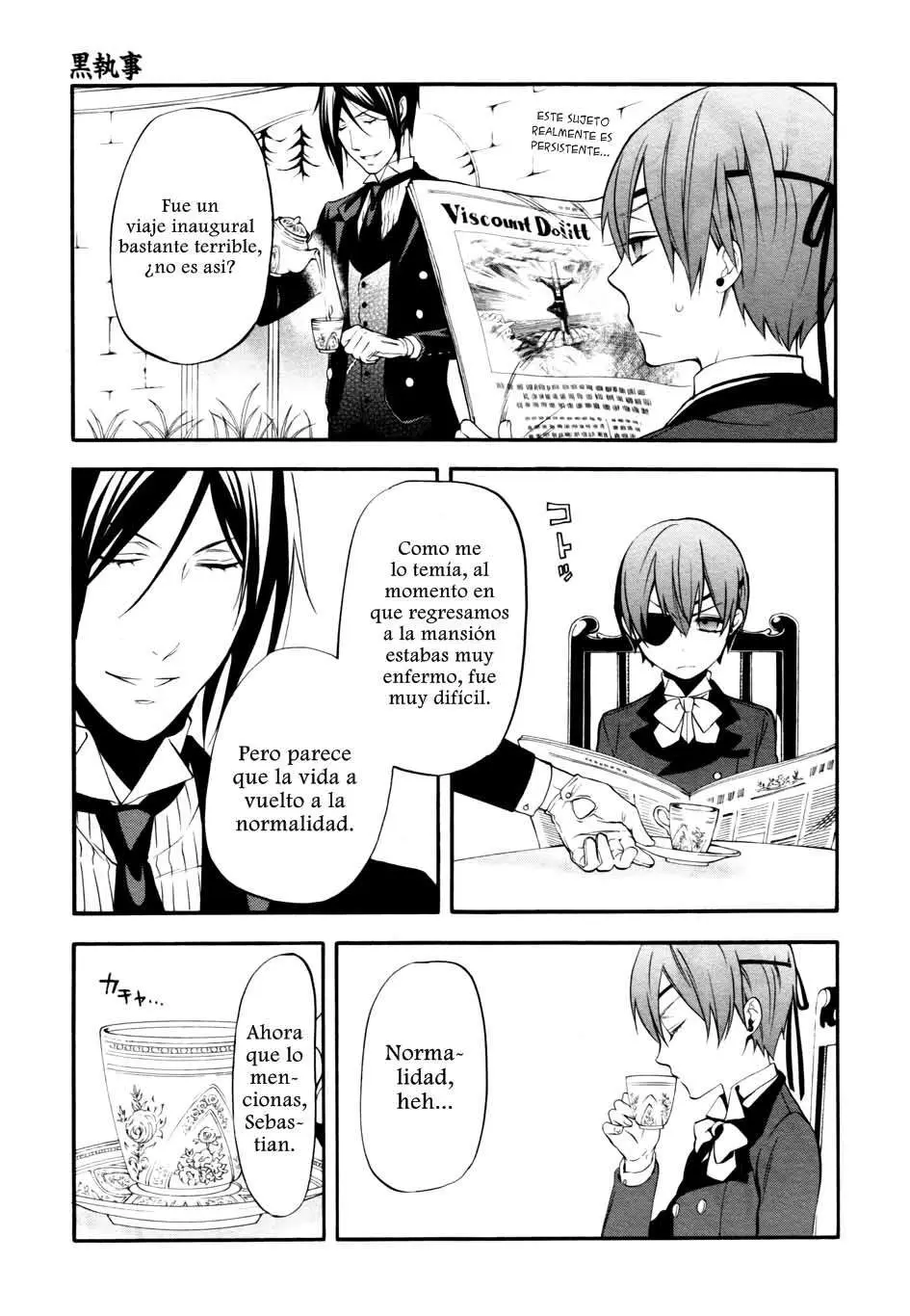 Black Butler capítulo 66, página 5