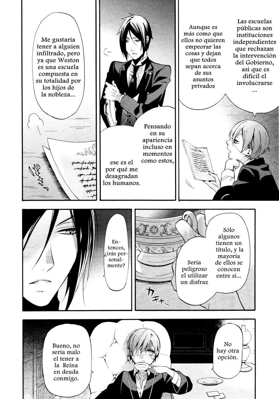 Black Butler capítulo 67, página 16