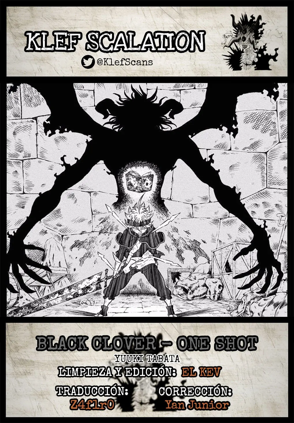 Black Clover capítulo 0, página 1