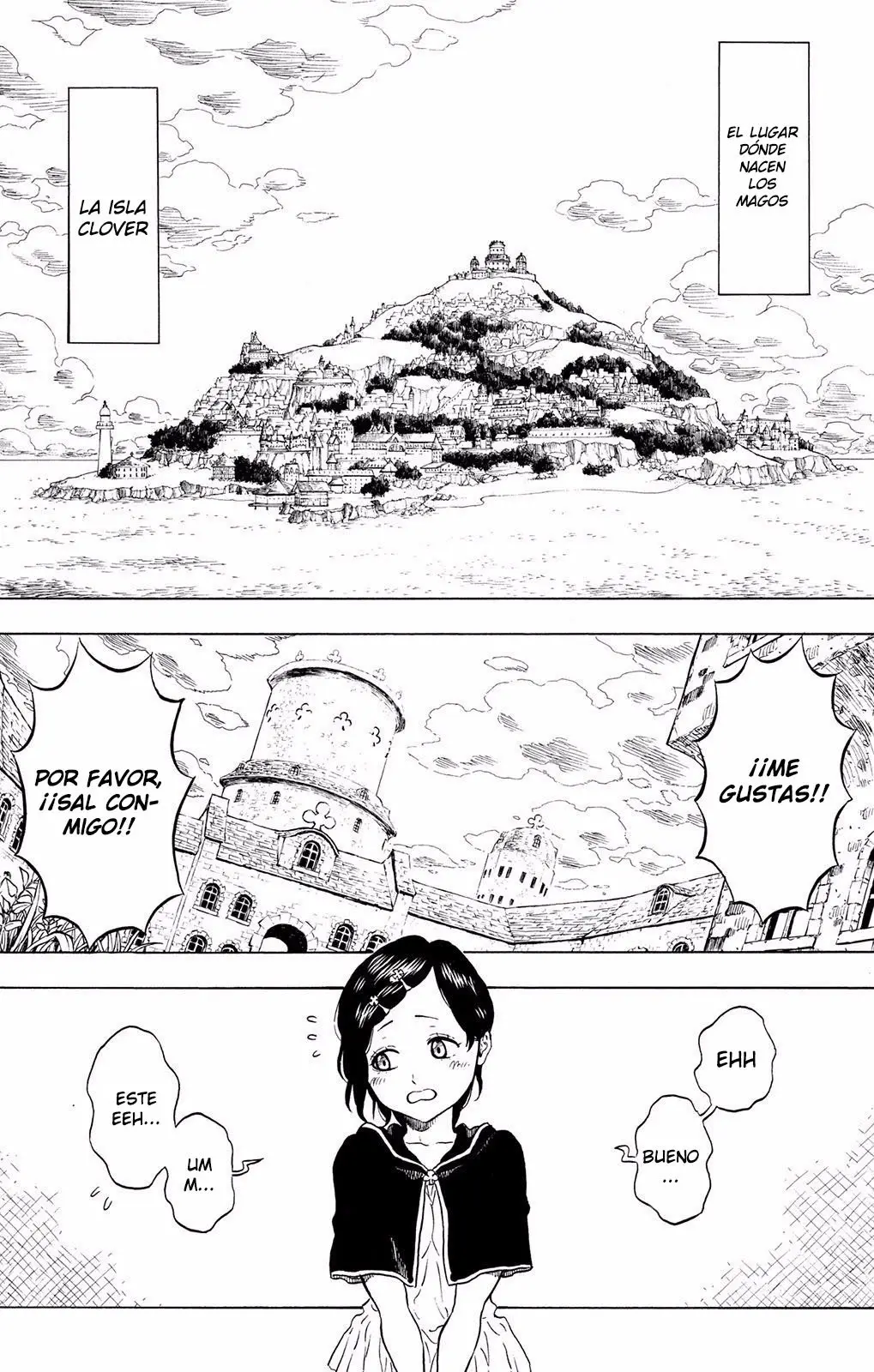 Black Clover capítulo 0, página 3